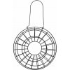 KERBL 87045 CIRCLE závesné kŕmidlo pre vtáky - krúžok na lojové guličky, kov 24x8x24 cm