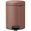 Brabantia Pedálový kôš NewIcon 5L saténovo hnedá