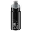 Fľaša ELITE Jet Plus 21´ čierna/sivé logo 550 ml
