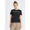 TRIČKO GANT REL APPLIQUE SS T-SHIRT EBONY BLACK