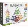 Teddies Magnetická stavebnice 120 ks plast/kov v krabici 28x19x5cm