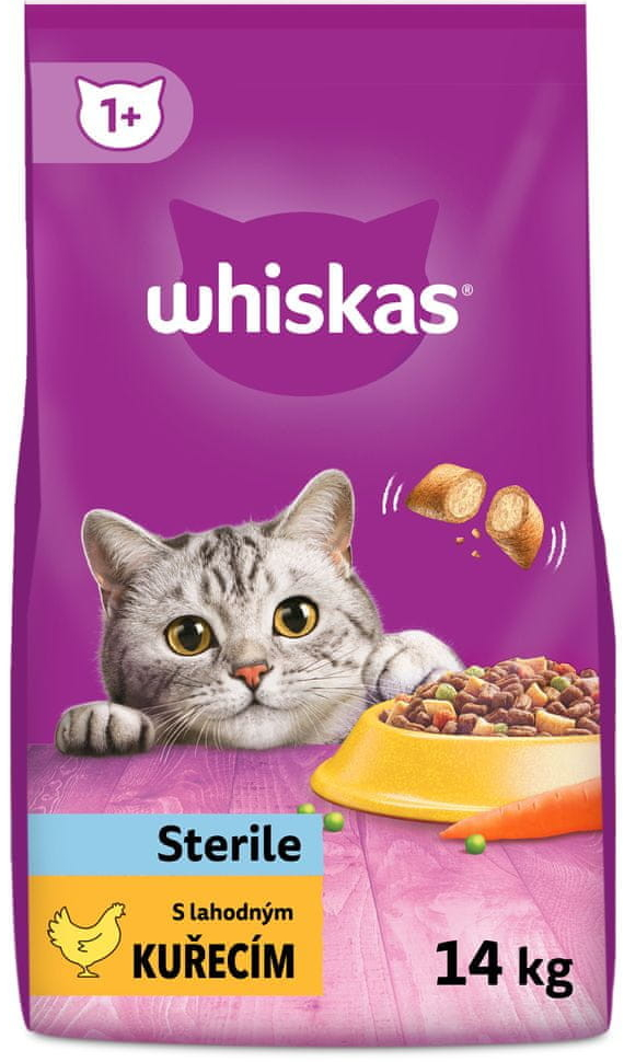 Whiskas Sterile Kuracie 14 kg