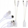 GEMBIRD napájecí adaptér POE, UTP kabel, 0,15cm PP12-POE-0.15M-W Gembird