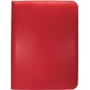 UltraPro Vivid 9-Pocket Zippered PRO-Binder Red