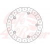 Brzdový kotúč FERODO FMD0075R zadný
