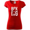 Nápis Boxing - Dámske tričko Pure - 2XL ( Červená )