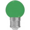 Spectrum LED žiarovka 1W GREEN E27
