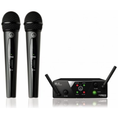 Mikrofón AKG WMS40 MINI2 VOCAL SET DUAL US45A/C (AKGWMS40MINI2VOC/DUS45A/C)