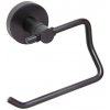 SAPHO - X-ROUND BLACK držiak toaletného papiera, čierna mat XR704B
