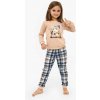 Dievčenské pyžamo Cornette Kids Girl Bears béžová