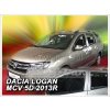 Deflektory - protiprievanové plexi Dacia Logan MCV 5D 2013 - 2020 (+zadné)