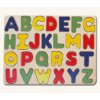 Bino Drevené vkladacie puzzle Abeceda