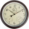 Nástenný hodinový strojček Esschert Design biely 38,3 cm