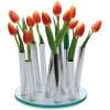 PHILIPPI Extravagantná váza BOUQUET pochrómovaná