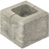 Polovičný prvok RIVAGO dymovo hnedý 20 x 20 x 16 cm