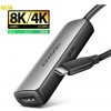 AXAGON RVC-HI8KPD, USB-C -> HDMI 2.1 redukcia/adapter, 8K/60Hz, 4K/144Hz, HDR10+, PD100W