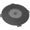 CookKing oceľový doska s grilovacím roštom priemer - 80 cm, čierne CK118071, NOVINKA