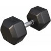 Gorilla Sports Šesťhranná pogumovaná činka, 25 kg
