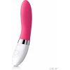 Silikónový vibrátor LELO Liv 2 Cerise, luxusný vibrátor pre stimuláciu bodu G 17 x 3 cm