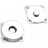 Magnetické zapínanie na prišitie Ø18 mm - 5 sada 3 nikel