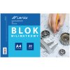 Leniar milimetrový blok A4 - 20 listový (Leniar milimetrový blok A4 - 20 listový)