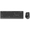 A4tech FGS1035Q, bezdrátový kancelářský set klávesnice s myši, šedá FGS1035Q-GY