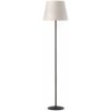 ONLI Stojacia lampa Loris, čierna, pieskovo béžové tienidlo - 5031/PTB