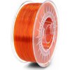 Devil Design Filament PETG 1,75 mm 1 kg - zářivě oranžová, průhledná