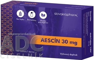 Slovakiapharm Aescín 30mg 60 tabliet