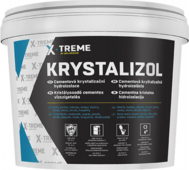 Den Braven Hydroizolace Krystalizol Cementová krystalizační hydroizolace  Krystalizol, kbelík 20 kg, šedá od 110 € - Heureka.sk