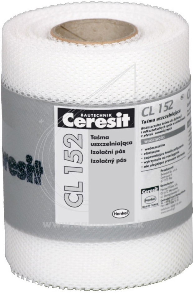 Ceresit CL152 10m - elastický izolačný pás pre dilatačné škáry pod obkladmi