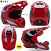 Fox V1 Lean helmet, fluorescent red, M