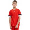 DETSKÉ TRIČKO PUMA TEAMRISE JERSEY JR ČERVENÁ 704938 01 r 116