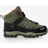 CMP detské topánky Kids Rigel Mid Trekking Shoe WP olive/sage