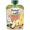 SUNAR Ovocná kapsička jablko banán ananas kokos 6m+ BIO 100 g