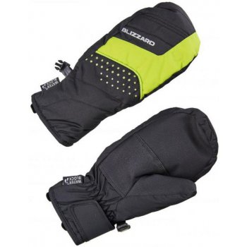 Blizzard mitten junior blk green