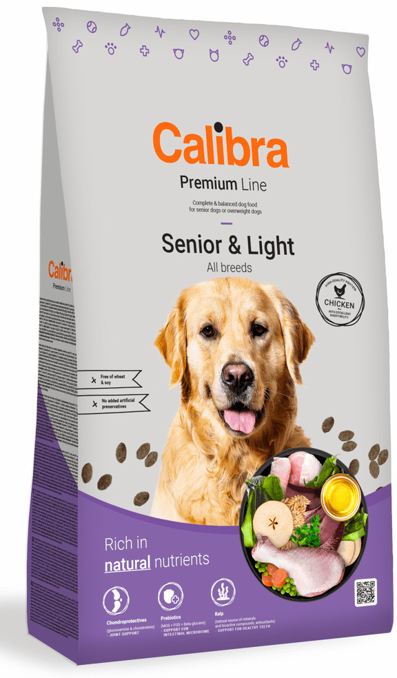 Calibra Premium Senior & Light 12 kg