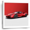 Sablio Obraz Ferrari na červeno-bielej - 50x50 cm