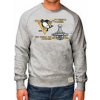 Pánská mikina Pittsburgh Penguins NHL Original Retro Brand 2017 Stanley Cup Champions Raglan Long Sleeve Crew Sweatshirt - Gray Veľkosť: M
