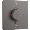 Hansgrohe ShowerSelect Comfort Q - Termostat pod omietku pre 2 spotrebiče s EN1717, kartáčovaný čierny chróm 15586340