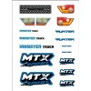 FUNTEK MTX nálepky modré FTK-21059