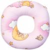 Baby Nellys Popôrodný vankúš MINI EPS guličky Medvedík na rebríku ružový
