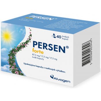 Persen Forte cps.dur.40 4 x 10 x 87,5 mg/17,5 mg/17,5 mg