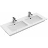 Villeroy & Boch Venticello umývadlo 130x50 cm obdĺžnik klasické umývadlo-umývadlo na nábytok-dvojité biela 4111DJ01