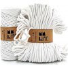 MMboutique bavlněná šňůra 4mm White Varianta návinu: Přadeno