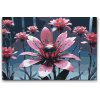 Vymalujsisam.sk Maľovanie podľa čísiel - Robotický kvet Veľkosť: 40x60cm, Rám: Bez rámu, iba zrolované plátno