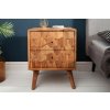 Moderný nočný stolík z masívu Mystic Living Akácia 40cm