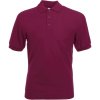 Fruit of the Loom Polokošile 65/35 Pique Polo, krátký rukáv COT-16340237004 XL Burgundová