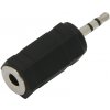 Redukcia jack: Konektor 2,5-GN,3,5 plast STEREO