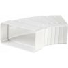 VENTS koleno plastové ploché oblúk viac uhlový horizontálny 60 x 204 mm
